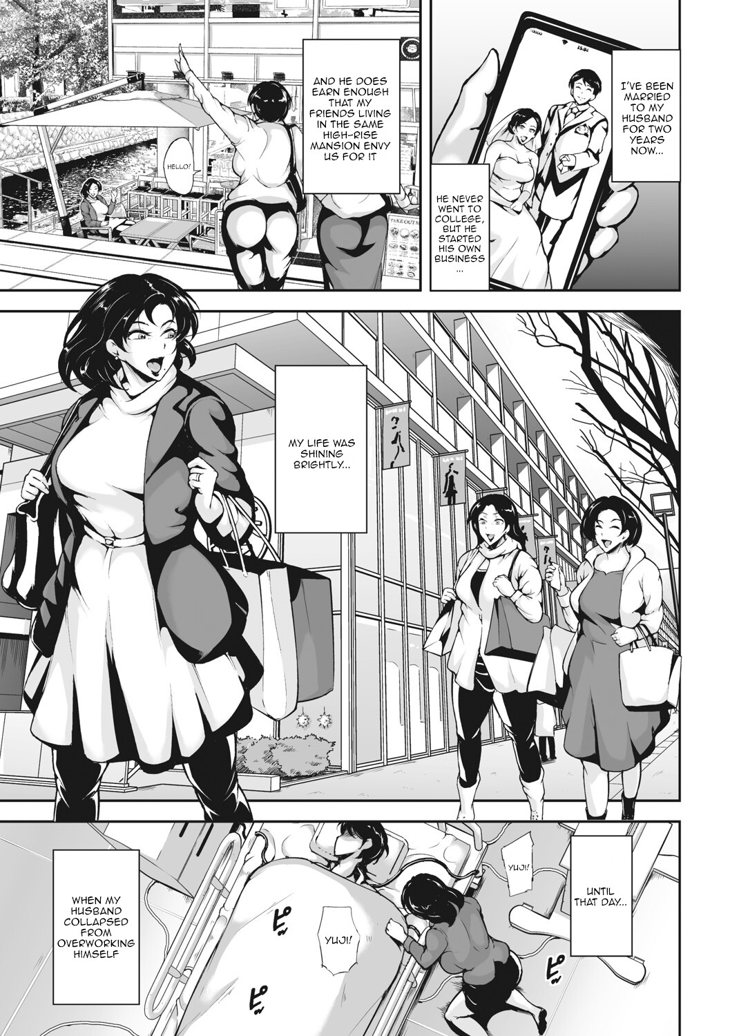 Hentai Manga Comic-Wife Writhing in Madder-Chapter 7-1